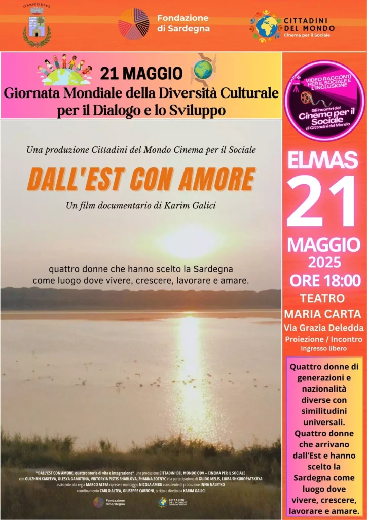 21 Maggio Giornata Mondiale della Diversità Culturale: evento a Elmas al Teatro Maria Carta 21 Maggio Giornata Mondiale della Diversità Culturale: evento a Elmas al Teatro Maria Carta