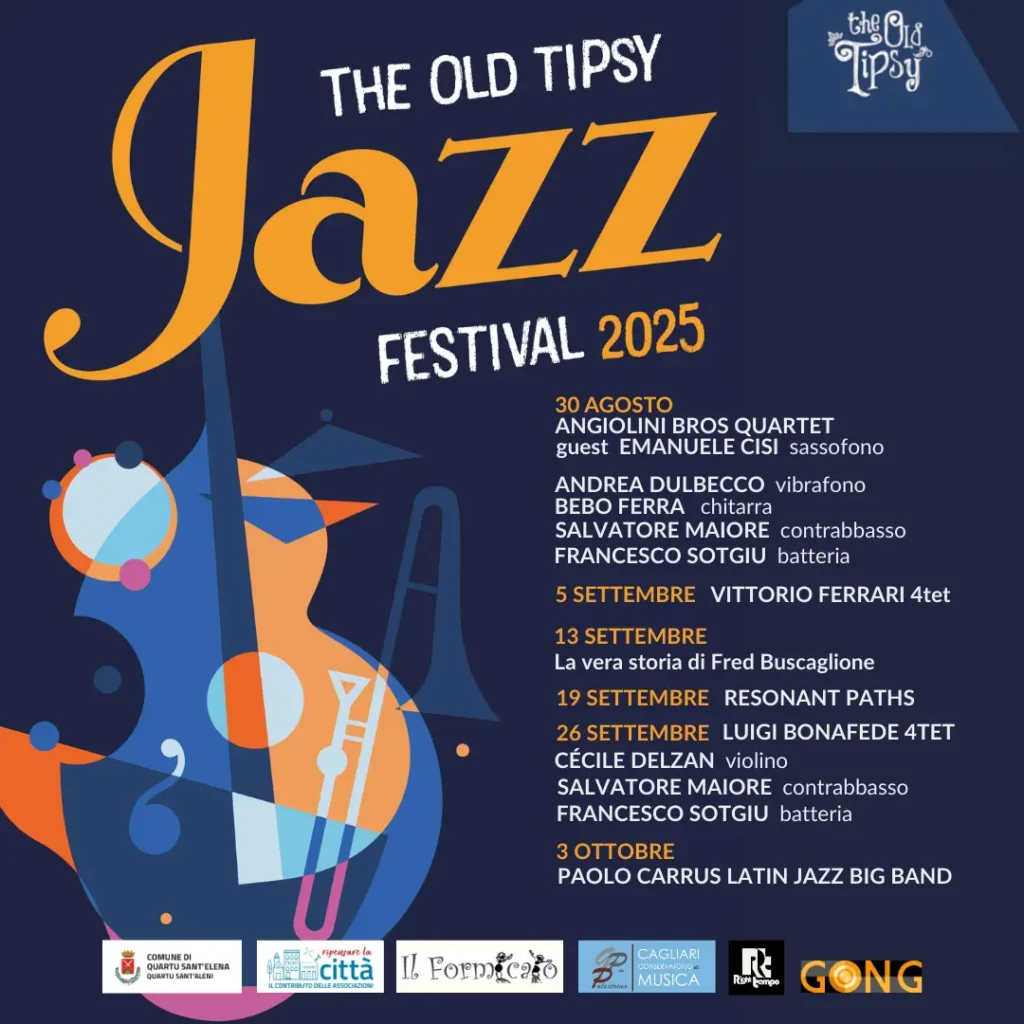 The Old Tipsy Jazz Festival – VII edizione. Dal 30 agosto al 3 ottobre 2025