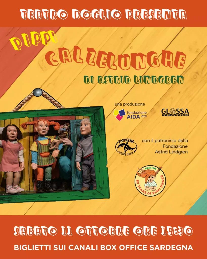 Spettacoli Cagliari - Pippi Calzelunghe al Teatro Doglio uno spettacolo per tutta la famiglia