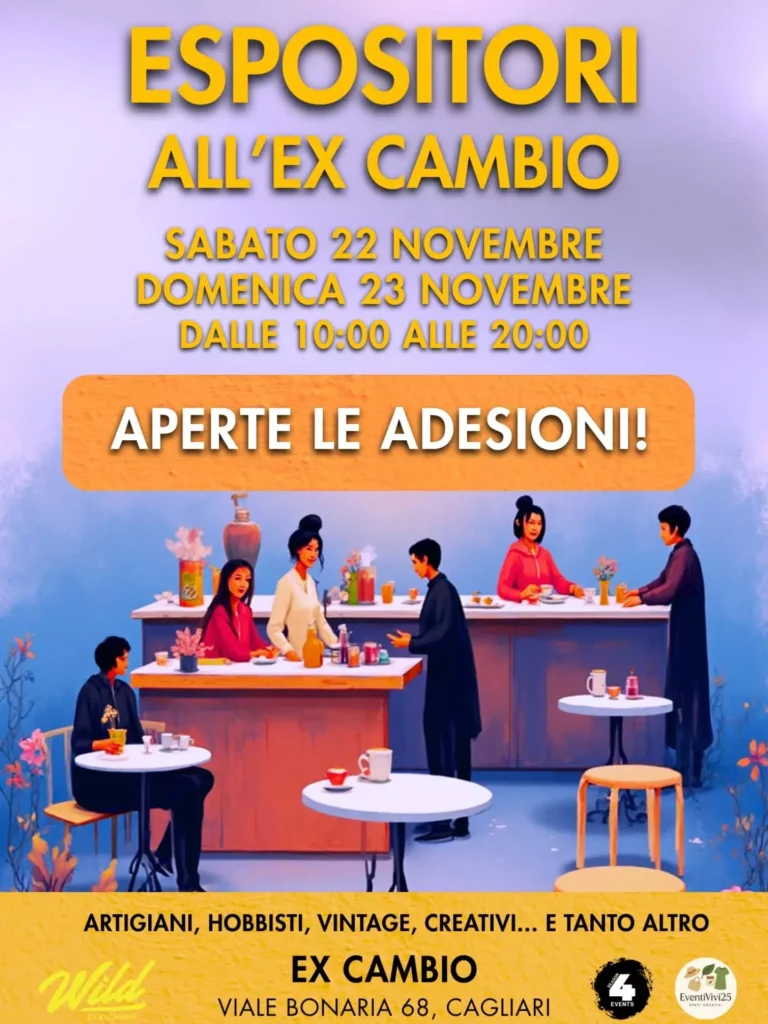 Eventi Cagliari - Ex Cambio si trasforma in una fucina di creatività