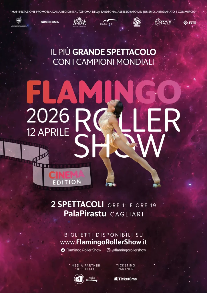 Spettacoli Cagliari: il Flamingo Roller Show torna con un’edizione dedicata al Cinema
