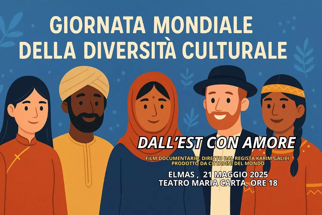 Giornata Mondiale della Diversità Culturale: evento a Elmas al Teatro Maria Carta