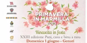 Primavera in Marmilla 2025 a Genuri: 23ª edizione di Pani, casu e binu a rasu