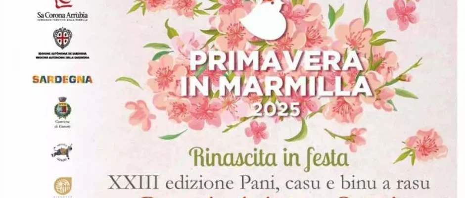 Primavera in Marmilla 2025 a Genuri: 23ª edizione di Pani, casu e binu a rasu