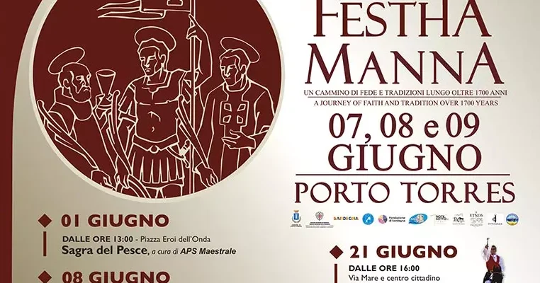 Locandina ufficiale Sa Festha Manna Porto Torres 2025