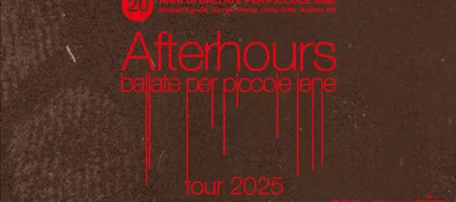 Afterhours in concerto a Cagliari - Venerdì 1° agosto 2025