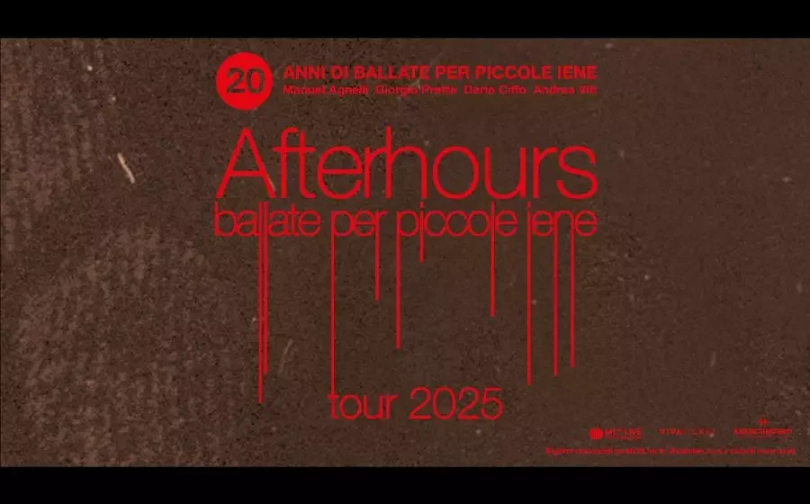 Afterhours in concerto a Cagliari - Venerdì 1° agosto 2025