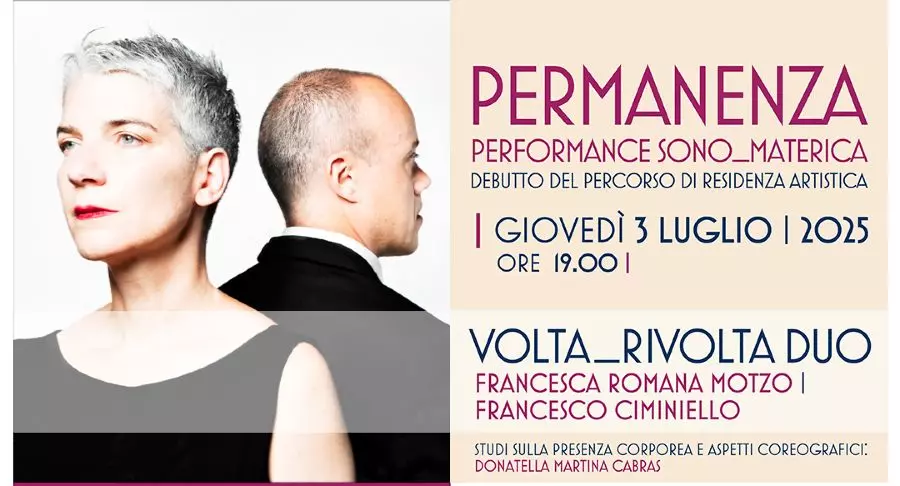 Permanenza – Performance Sono_Materica – Giovedì 3 luglio