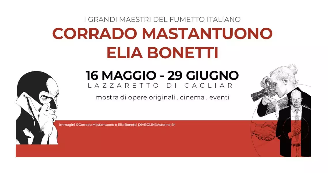 Diabolik arriva a Cagliari: arte, cinema e beneficenza