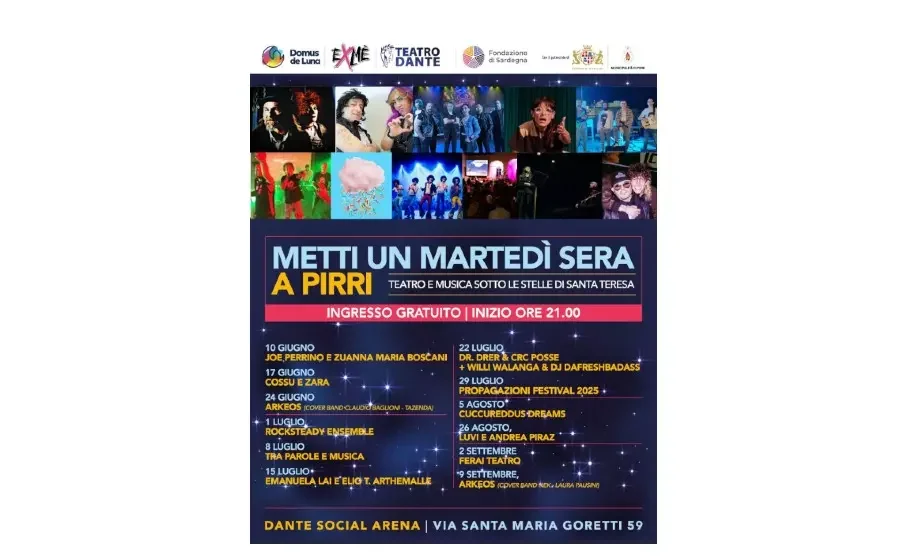 Metti un martedì sera a Pirri: rassegna gratuita di teatro e musica