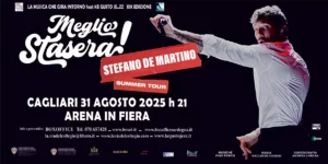 Stefano De Martino live a Cagliari con “Meglio stasera”