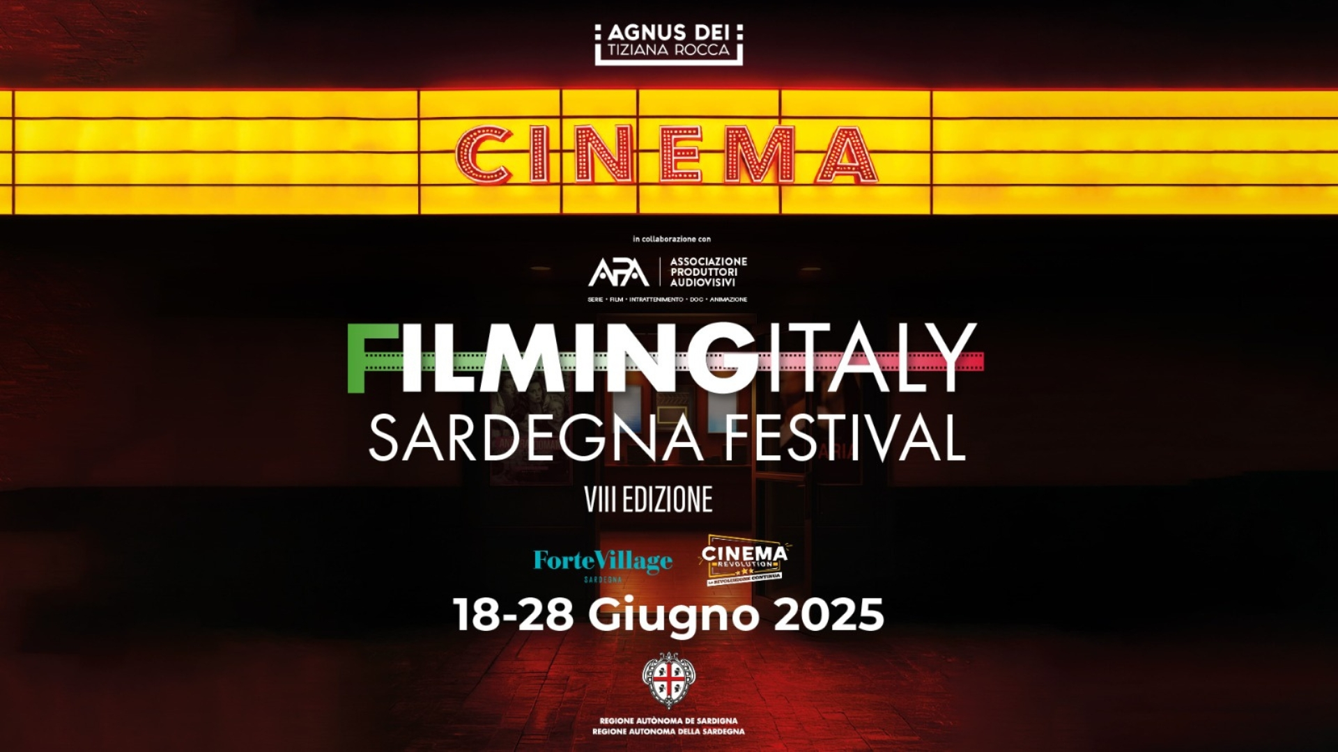 Filming Italy Sardegna Festival 2025: dal 19 al 22 giugno tra Cagliari e Forte Village