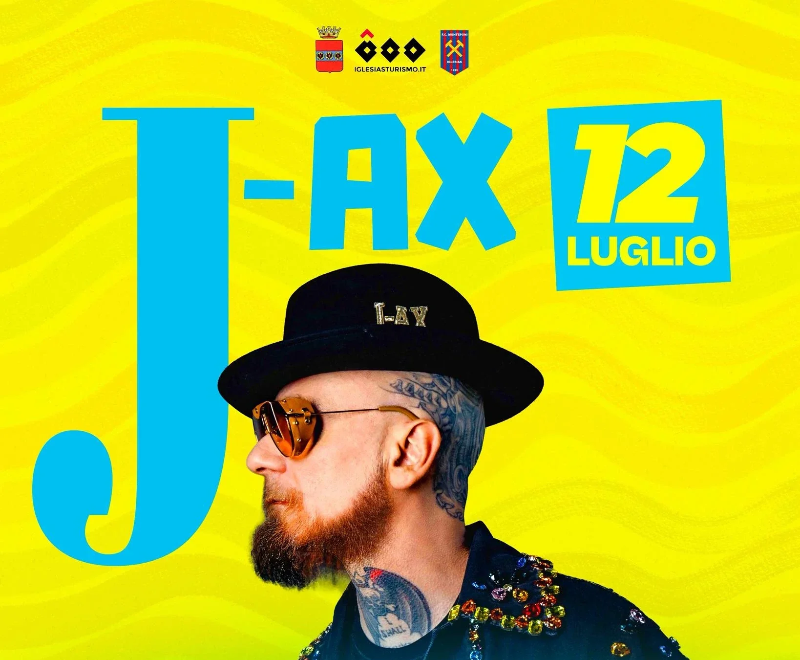 J-AX in concerto a Iglesias il 12 luglio 2025: il live gratuito dell’estate in Sardegna