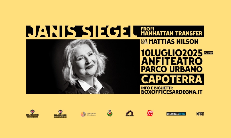 Janis Siegel: 10 luglio Parco Urbano di Capoterra