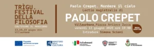 Paolo Crepet al Trigu Festival 2025 – Locandina evento Mordere il cielo