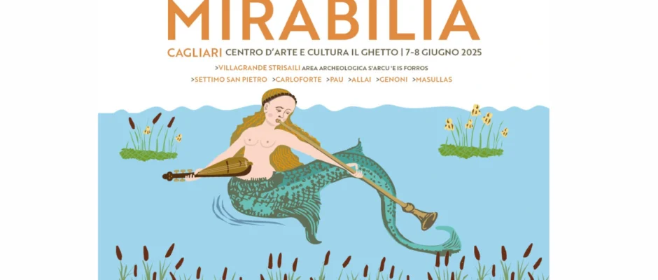 Locandina ufficiale del Sardinia Archeo Fest 2025 con date, partner e informazioni principali dell’evento.
