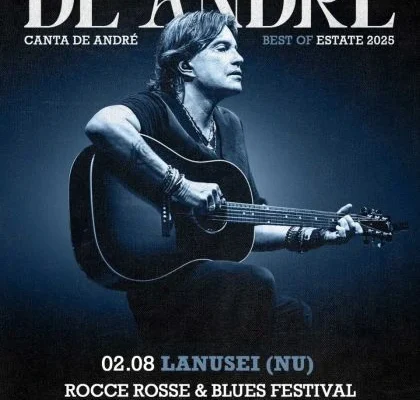 Cristiano De André per il Rocce Rosse Blues 2025
