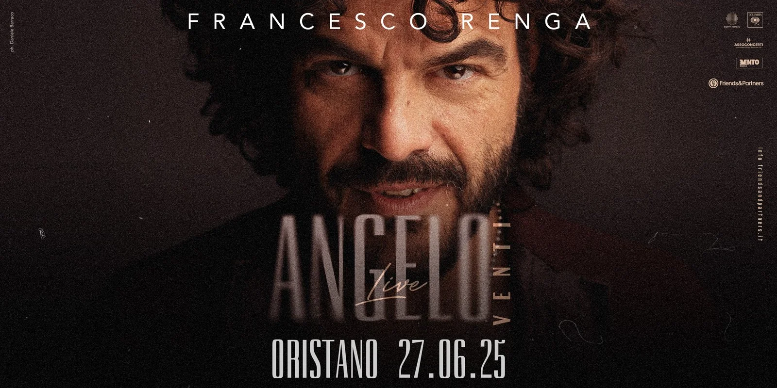 Francesco Renga in concerto a Oristano 2025 per i 20 anni di “Angelo”
