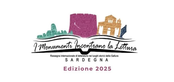 Logo ufficiale della rassegna letteraria "I Monumenti Incontrano la Lettura" – Edizione 2025