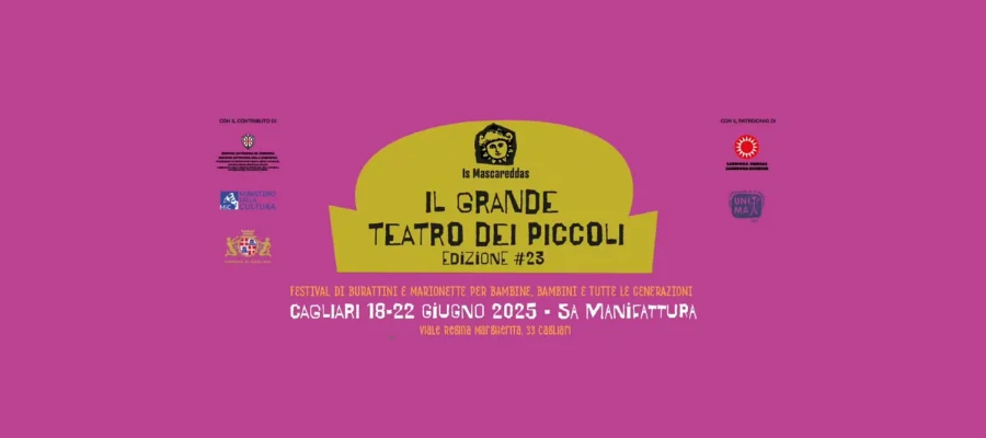 Locandina ufficiale de Il Grande Teatro dei Piccoli 2025 a Cagliari