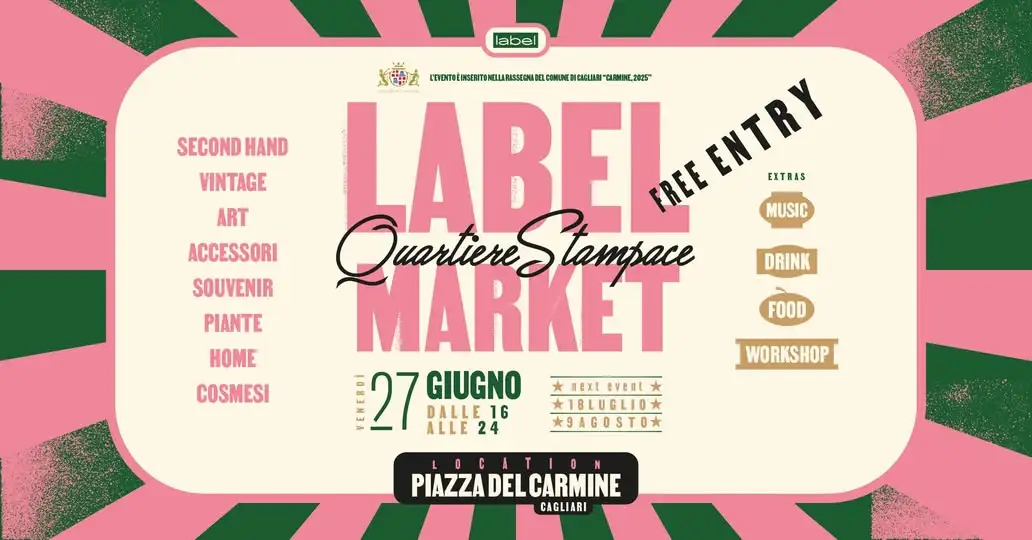 Label Market Show 2025 a Cagliari: il mercatino estivo tra vintage e musica
