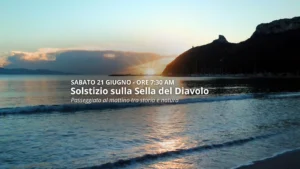all’alba sulla Sella del Diavolo durante il solstizio d’estate