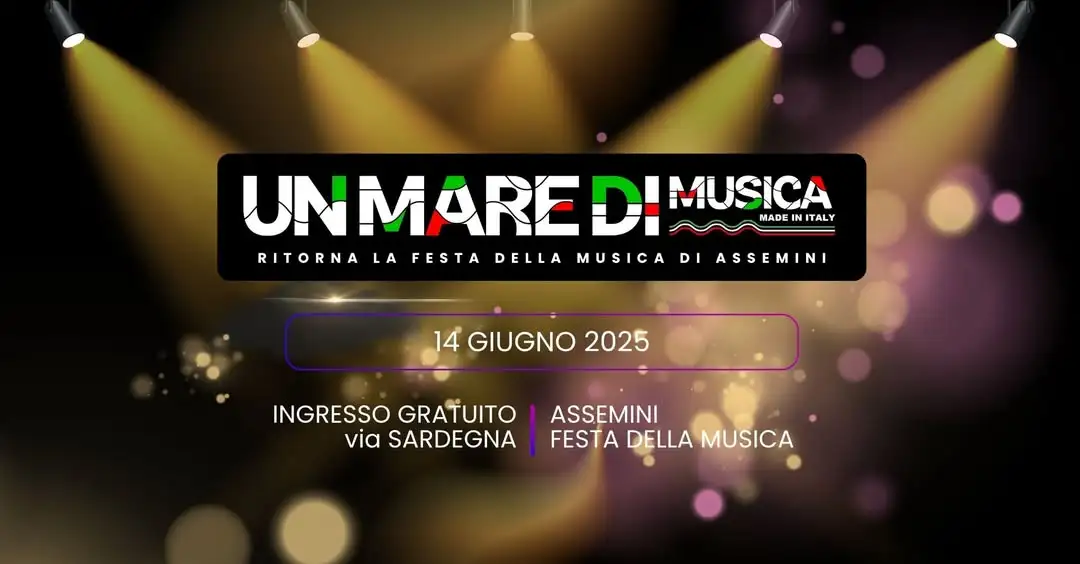Un Mare di Musica: il 14 giugno ad Assemini