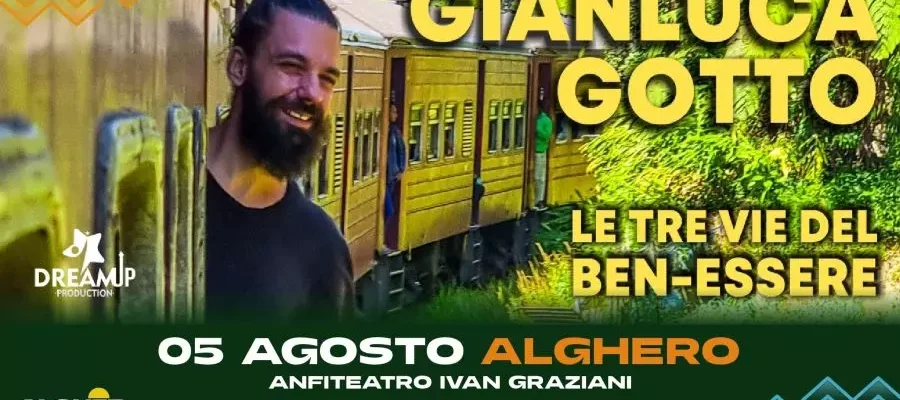 Gianluca Gotto porta ad Alghero “Le Tre Vie del BenEssere” - 5 agosto