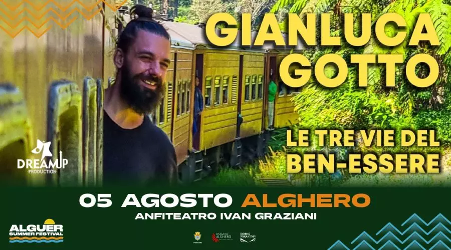 Gianluca Gotto porta ad Alghero “Le Tre Vie del BenEssere” - 5 agosto