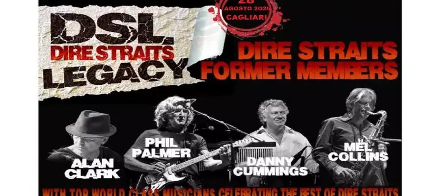 I DSL Dire Straits Legacy tornano a Cagliari per “Cagliari dal Vivo 2025”