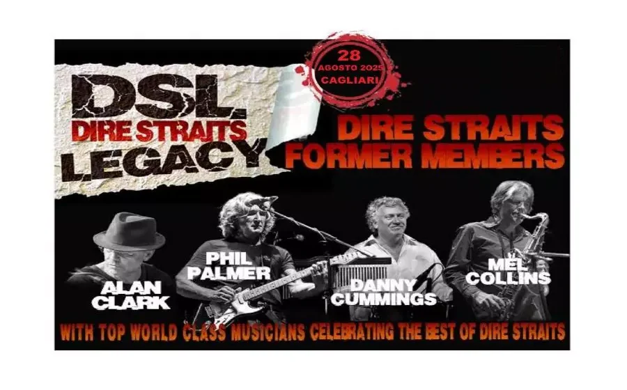 I DSL Dire Straits Legacy tornano a Cagliari per “Cagliari dal Vivo 2025”