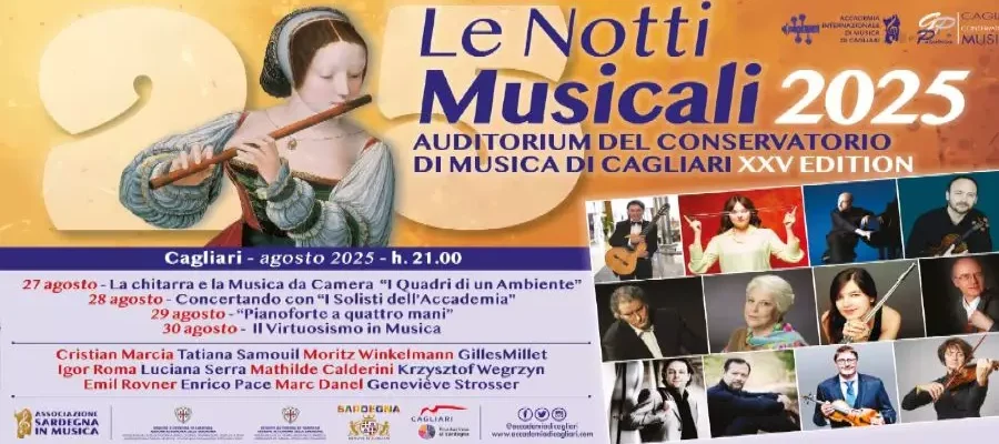 Le notti musicali XXV edizione: il festival che celebra l’eleganza e il fascino