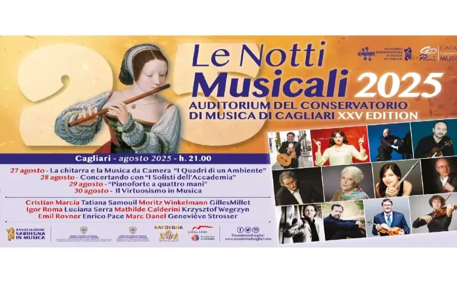 Le notti musicali XXV edizione: il festival che celebra l’eleganza e il fascino