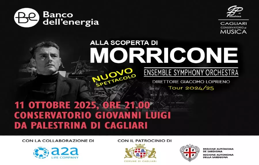 Alla scoperta di Morricone: a Cagliari un suggestivo spettacolo tra musica e solidarietà