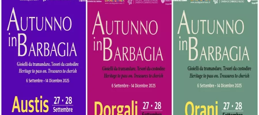 Autunno in Barbagia 2025 Austis - Dorgali - Orani - 2728 Settembre