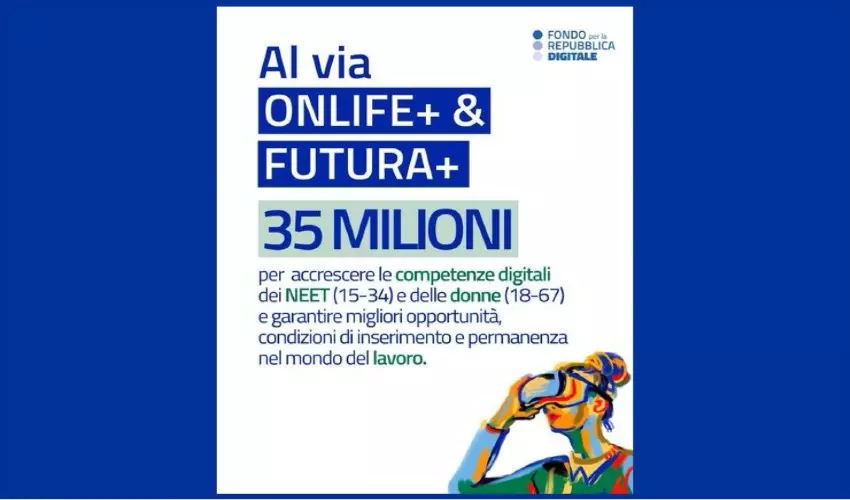 Bandi Sardegna – Onlife+ e Futura+: online i nuovi bandi del Fondo per la Repubblica Digitale