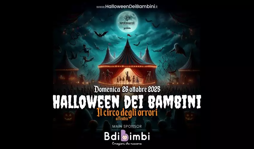 Eventi Cagliari – Halloween dei Bambini: Il Circo degli Orrori…a teatro – 26 Ottobre 2025