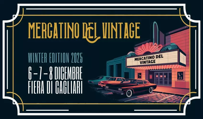 Mercatino del Vintage 2025: un’edizione tutta dedicata al cinema alla Fiera di Cagliari