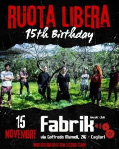 Ruota Libera: 15 anni di Combat Folk al Fabrik di Cagliari