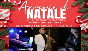 “Armonie di Natale” rassegna musicale al The Old Tipsy di Quartu Sant’Elena