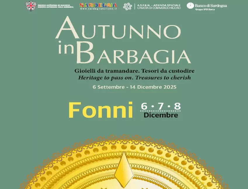 Autunno in Barbagia 2025 a Fonni – 6/8 Dicembre