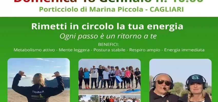 Cagliari Camminata Metabolica – Onda Nuova con Ale & Mauri