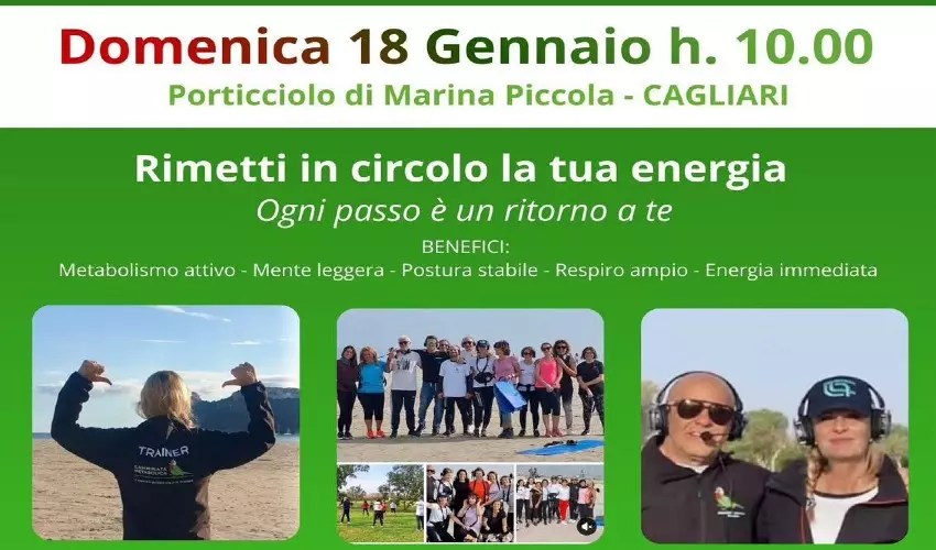 Cagliari: Camminata Metabolica – Onda Nuova con Ale & Mauri