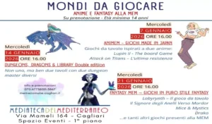 Eventi Cagliari - MEM giochi, fantasy e immaginari tra anime e draghi